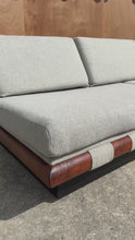 Load and play video in Gallery viewer, Rare Mid-Century Modern Armless Three Seat Platform Sofa / Daybed by Adrian Pearsall for Craft Associates, USA, c. 1960s
