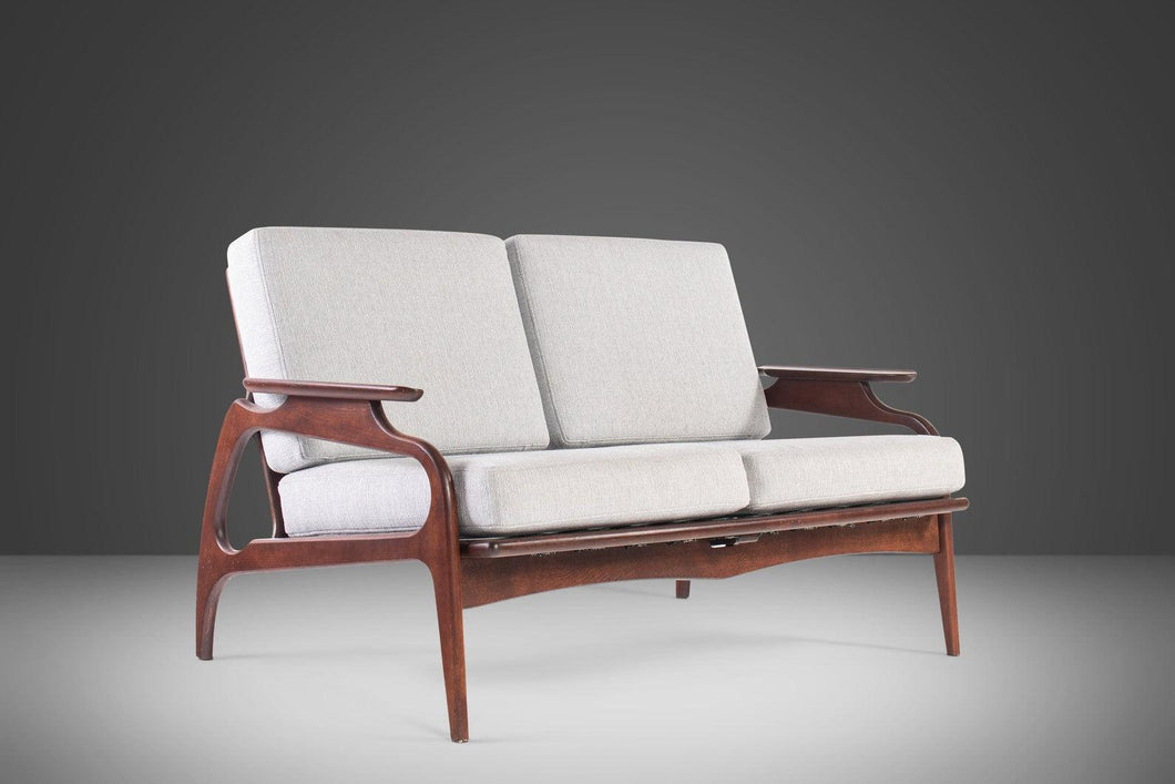 2-Seat Loveseat in the Manner of Adrian Pearsall for Craft Associates, USA-ABT Modern
