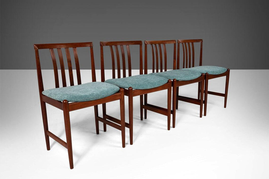 A Set of Four (4) Contoured Rosewood Danish Modern Dining Chairs After Arne Vodder, c. 1960-ABT Modern