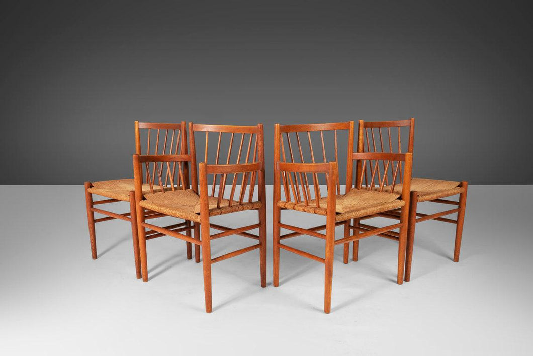 A Set of Four (4) Dining Chairs by Jørgen Baekmark for FDB Møbler, Denmark, c. 1950s-ABT Modern