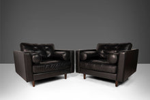 Load image into Gallery viewer, A Set of Two (2) Tufted Club Chairs in the Manner of Walter Knoll for Brayton International in Durable Vegan Leather-ABT Modern
