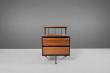Load image into Gallery viewer, Architectural Writing Desk by Vista of California in Iron and Walnut, c. 1950s-ABT Modern
