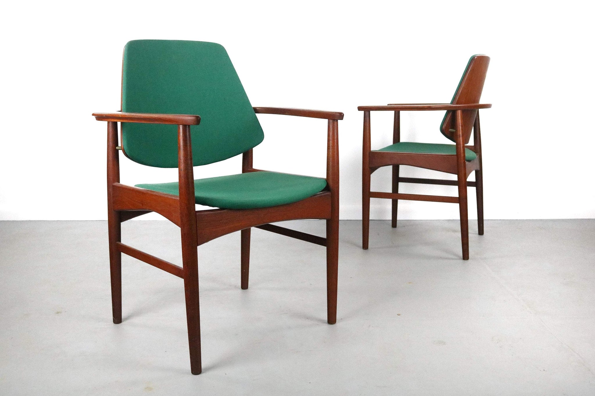 Arne Hovmand-Olsen Danish Modern Dining Chairs in Teak (A