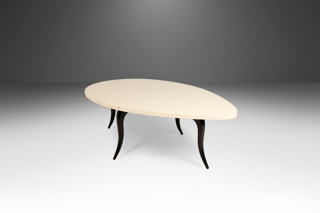 Art Deco Spider Leg Coffee Table After Osvaldo Borsani, Italy, c. 1970s-ABT Modern