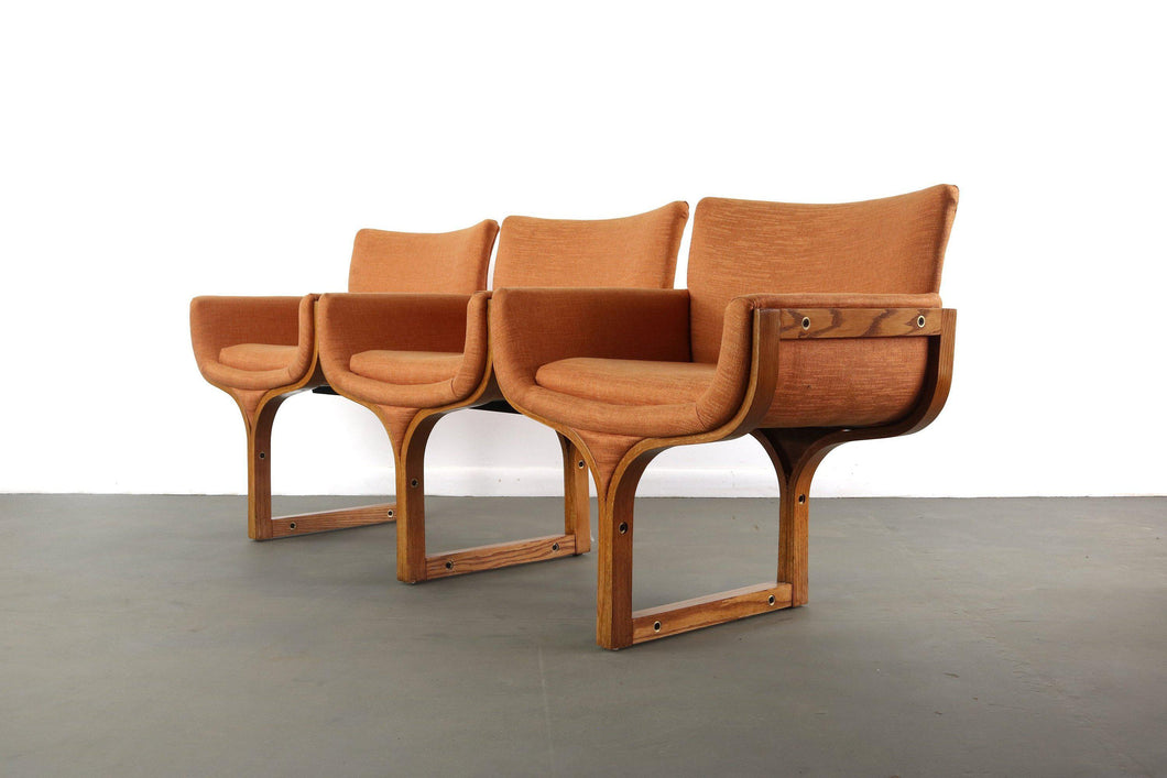 Arthur Umanoff Architectural Three Seat Bench-ABT Modern