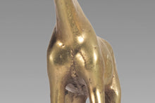 Load image into Gallery viewer, Artisan Hand Hammered Mid Century Giraffe Figures in Solid Brass - A Set of 2, Korea-ABT Modern
