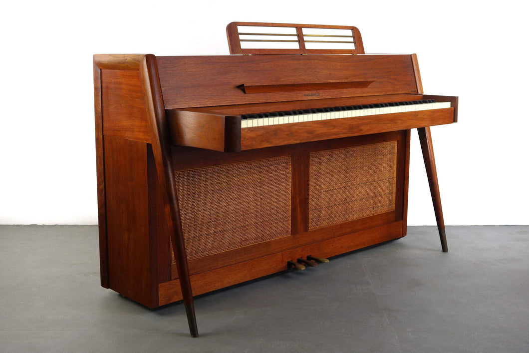 Baldwin Acrosonic Piano in Walnut and Cane-ABT Modern