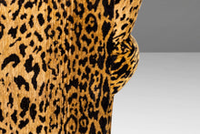 Load image into Gallery viewer, Bespoke Set of Two (2) Luscious Leopard-Print Lounge Chairs, USA, c. 1980s-ABT Modern
