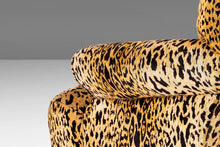Load image into Gallery viewer, Bespoke Set of Two (2) Luscious Leopard-Print Lounge Chairs, USA, c. 1980s-ABT Modern
