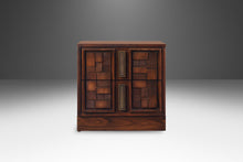 Load image into Gallery viewer, Brutalist Geometric Mid Century Modern End Table / Nightstand in Walnut, USA, c. 1960&#39;s-ABT Modern
