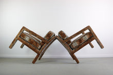 Load image into Gallery viewer, Club Chairs by Milo Baughman for Thayer Coggin in Animal Print, A Set of 2-ABT Modern
