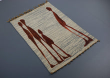 Load image into Gallery viewer, Collectible Mid Century Danish Modern &quot;People&quot; Tapestry-ABT Modern
