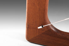 Load image into Gallery viewer, Danish MCM Magazine Rack in Teak &amp; Leather by Salin Møbler, Denmark, c. 1960&#39;s-ABT Modern
