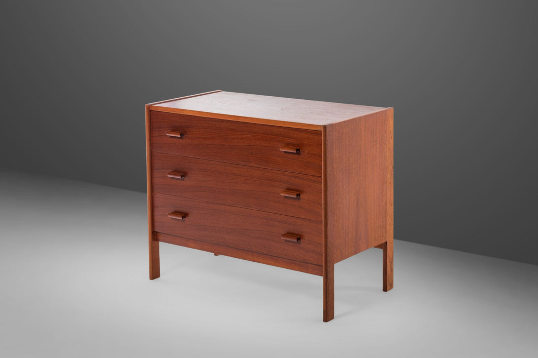 Danish Modern Chest of Drawers / Three (3) Drawer Dresser by Vitre, c. 1970s-ABT Modern