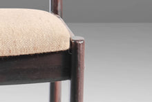 Load image into Gallery viewer, Danish Modern Dining Chair / Desk Chair in Afromosia and Original Knit Fabric, c. 1970s-ABT Modern
