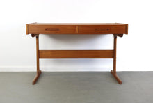 Load image into Gallery viewer, Danish Modern Drafting / Writing Desk In Rich Grained Teak with Pop Up Compartment-ABT Modern
