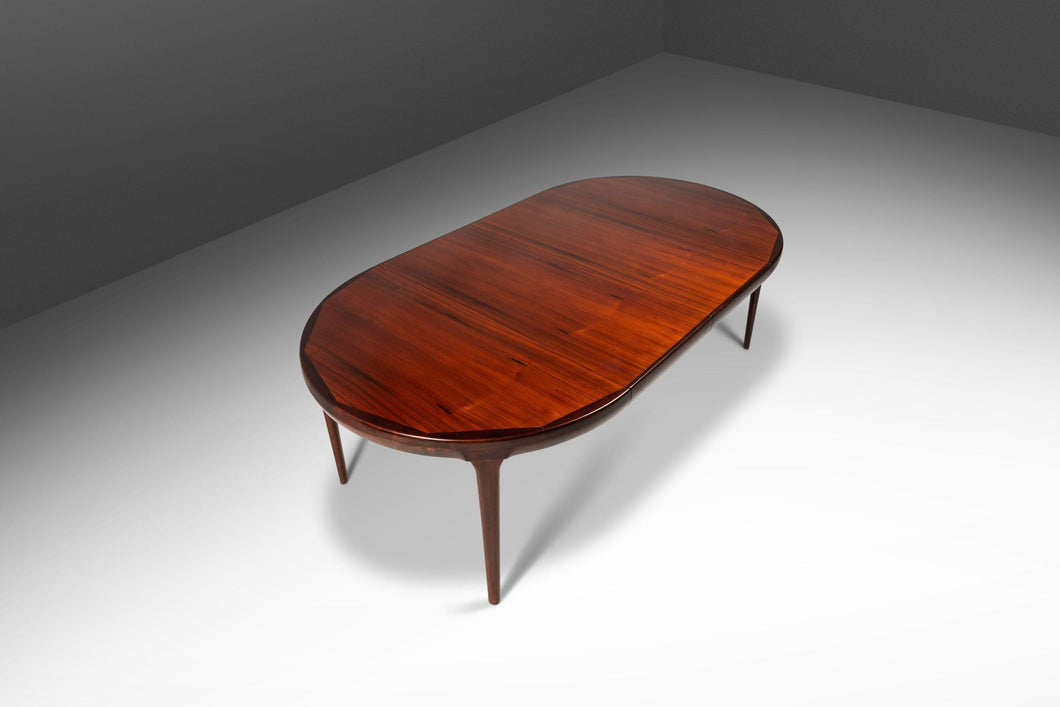 Danish Modern Expansion Dining Table in Rosewood by Ib Kofod-Larsen for Faarup Mobelfabrik, Denmark, c. 1960's-ABT Modern