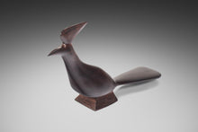 Load image into Gallery viewer, Danish Modern Hand Sculpted Roadrunner in Solid Brazilian Rosewood, Denmark, c. 1970&#39;s-ABT Modern
