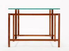 Load image into Gallery viewer, Danish Modern Henning Nørgaard for Komfort Teak and Glass Side Table-ABT Modern
