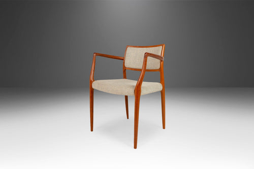 Danish Modern Model 65 Arm Chair in Teak by Niels Otto Møller for J.L. Møller Mobelfabrik, Denmark, c. 1960's-ABT Modern