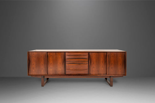 Danish Modern Rosewood Credenza Set on a Sled Base Attributed to Arne Vodder, Denmark, 1960s-ABT Modern