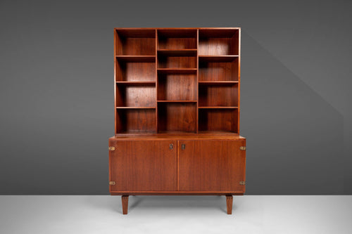 Danish Modern Teak 2-Door Sideboard w/ Topper by Peter Lovig Nielsen for Dansk Designs, c. 1950s-ABT Modern