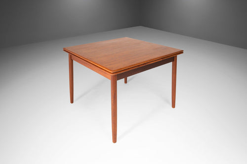 Danish Modern Teak Extension Dining Table After Poul Hundevad, Denmark, c. 1960s-ABT Modern