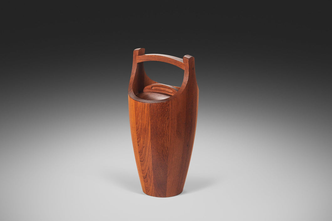 Danish Modern Teak Ice Bucket by Jens Quistgaard for Dansk, Denmark, c. 1960's-ABT Modern