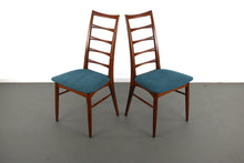 Load image into Gallery viewer, Danish Modern Teak Ladder Back Dining Chairs by Niels Koefoeds for Hornslet-ABT Modern
