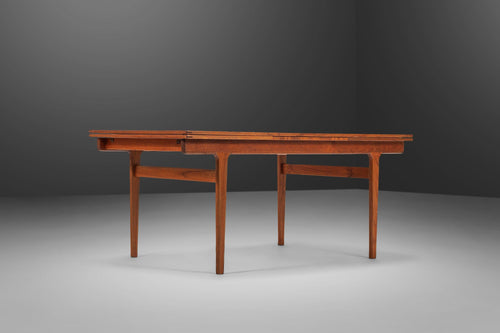 Danish Modern Vejle Stole Mobelfabrik Teak Extension Dining Table In the Manner of Johannes Andersen, c. 1960s-ABT Modern