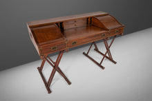 Load image into Gallery viewer, Drexel Oxford Square Series Campaign Desk in Pecan, c. 1970-ABT Modern
