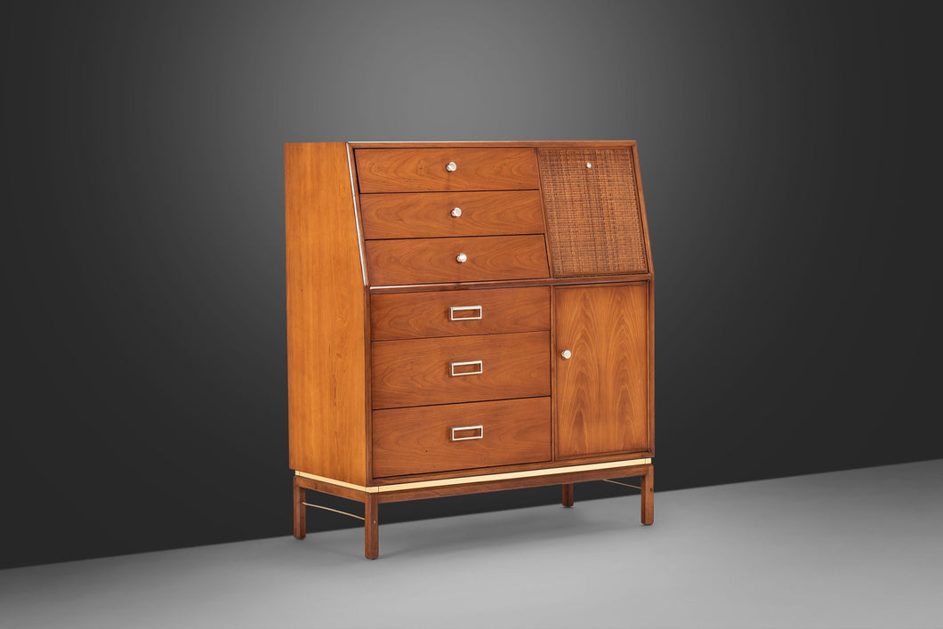 Drexel Sun Coast Collection Tall Gentlemen's Dresser by Kipp Stewart, c. 1950's-ABT Modern