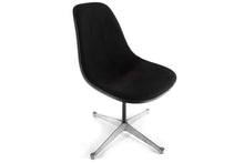 Load image into Gallery viewer, Early Herman Miller Swivel Side / Desk Chair in Original Black Wool Blend-ABT Modern
