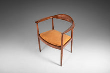 Load image into Gallery viewer, Early Set of Two (2) Hans Wegner Model JH501 Round Chairs / Presidential Chairs in Oak w/ Distressed Leather Seats, c. 1950-ABT Modern
