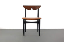 Load image into Gallery viewer, Ebonized Mid Century Modern Dining Chairs By Kurt Ostervig with Stunning Brazilian Rosewood Backs-ABT Modern
