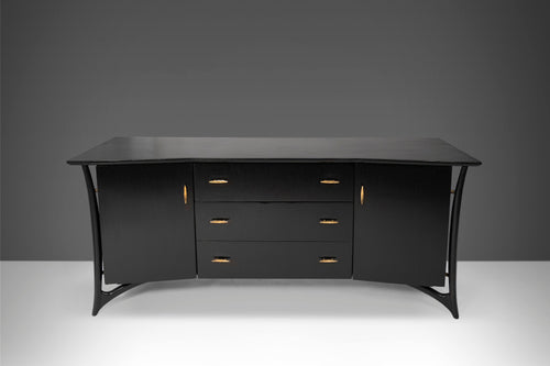 Ebonized Piet Hein Sculptural Dresser / Credenza for Daniel Jones Inc. NYC. c. 1960-ABT Modern