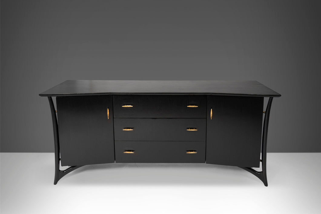 Ebonized Piet Hein Sculptural Dresser / Credenza for Daniel Jones Inc. NYC. c. 1960-ABT Modern