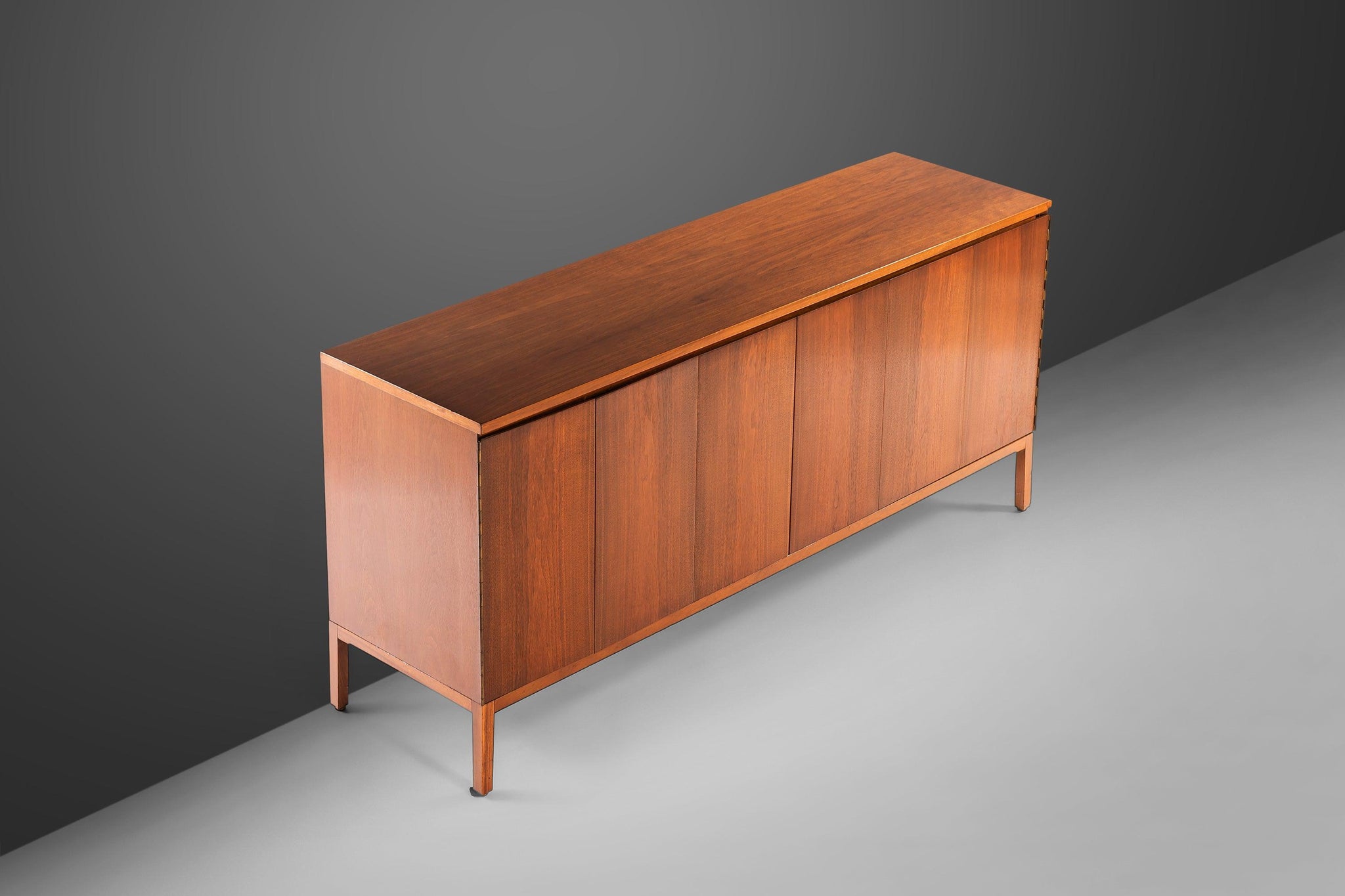 Paul McCobb for Calvin Furniture Three Drawer Mahogany Credenza Paul McCobb for Calvin Furniture Three Drawer Mahogany Credenza