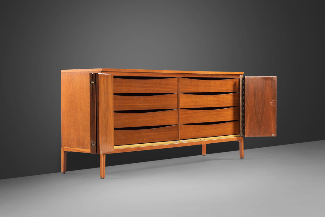 Eight Drawer Credenza in Mahogany by Paul McCobb for Calvin Furniture Co. Irwin Collection, USA, c. 1960's-ABT Modern
