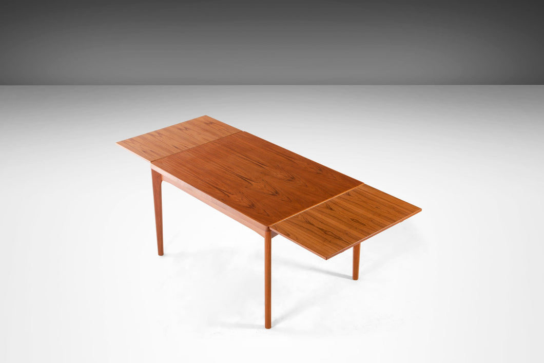 Extension Dining Table in Teak by Henning Kjaernulf for Stole & Mobelfabrik, Denmark, c. 1970's-ABT Modern