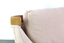 Load image into Gallery viewer, Full Length Sofa in Oak &amp; Cream Fabric by Erwin Lambeth-ABT Modern
