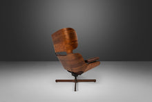 Load image into Gallery viewer, George Mulhauser for Plycraft &quot;Mr. Chair&quot; Lounge Chair in Genuine Leather, USA, c. 1960&#39;s-ABT Modern
