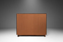 Load image into Gallery viewer, Gilbert Rohde for Herman Miller Three-Drawer Chest / Dresser w/ Leather Faced Drawer Fronts, USA, c. 1940s-ABT Modern
