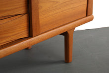 Load image into Gallery viewer, Hansen and Pedersen Danish Modern Teak Credenza with Tile Inlay-ABT Modern
