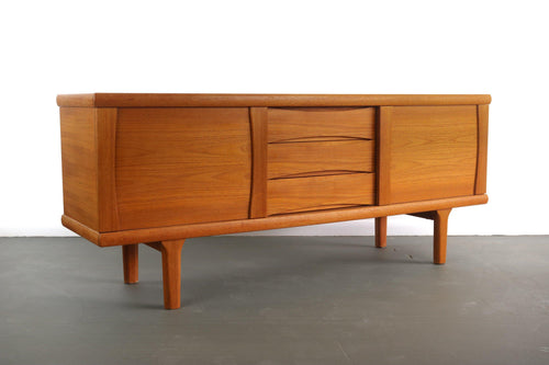 Hansen and Pedersen Danish Modern Teak Credenza with Tile Inlay-ABT Modern