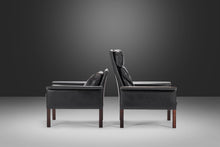 Load image into Gallery viewer, His and Hers Set of Model 500 Lounge Chairs in Rosewood and Vintage Leather by Hans Olsen for CS Møbler, Denmark, c. 1960&#39;s-ABT Modern
