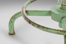 Load image into Gallery viewer, Industrial Adjustable Metal Drafting Stool / Barstool by Adjusto Equipment, c. 1940s-ABT Modern
