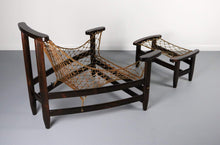 Load image into Gallery viewer, Jean Gillon Lounge Chair &amp; Ottoman in Brazilian Rosewood, France-ABT Modern
