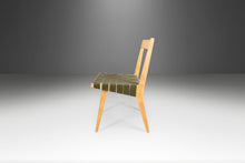 Load image into Gallery viewer, Jens Risom for Knoll Model 666 Side Chair in Birch and Green Strapping, USA, c. 1960&#39;s-ABT Modern

