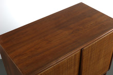 Load image into Gallery viewer, Mid Century Modern Bar / Cabinet In Stunning Walnut with Cane Front Doors-ABT Modern
